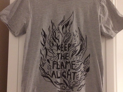 "Keep The Flame Alight"  T-Shirt (Grey) main photo