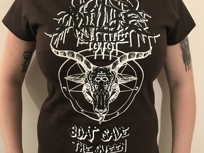 Brown T-Shirt "Goat Saves The Queen" main photo