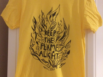 "Keep The Flame Alight" T-Shirt (Yellow) main photo