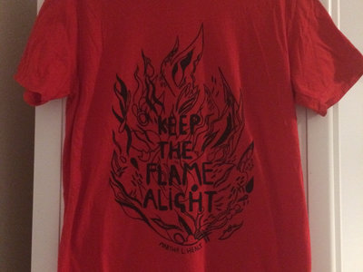 "Keep The Flame Alight" T-shirt (Red) main photo