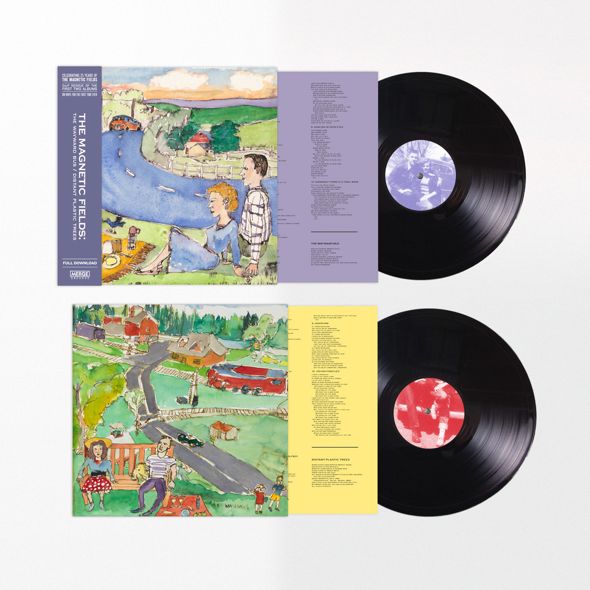 欧2LP Magnetic Fields The Wayward Bus / Distant Plastic Trees REWIGLP13 Domino /00660 0014420993_10.jpg