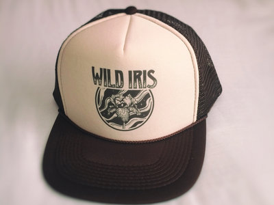 Wild Iris 'Iris Logo' Trucker Hat (Curved Bill) - Brown/Tan main photo