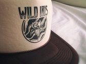 Wild Iris 'Iris Logo' Trucker Hat (Curved Bill) - Brown/Tan photo 