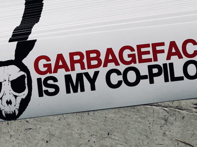 Bumper Sticker - Garbageface Is My Co-Pilot main photo