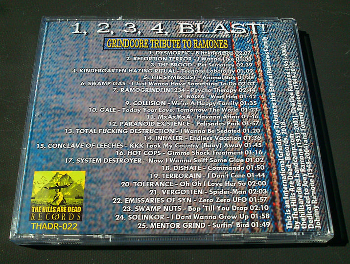 1, 2, 3, 4, BLAST! | Grindcore Tribute to Ramones 2018 | THE HILLS