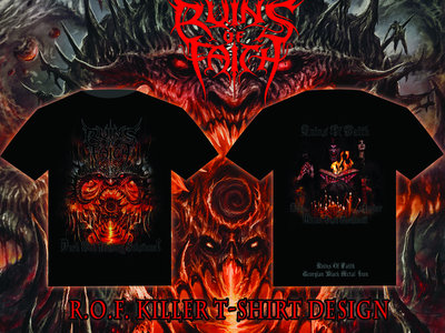 R.O.F. New Album "Dark Evil Illusory Substance"  T-Shirt Design main photo
