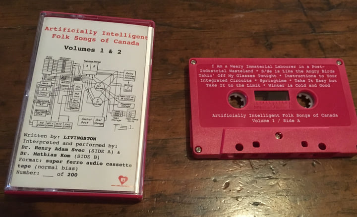 Artificially Intelligent Folk Songs of Canada, Volume 1 & 2