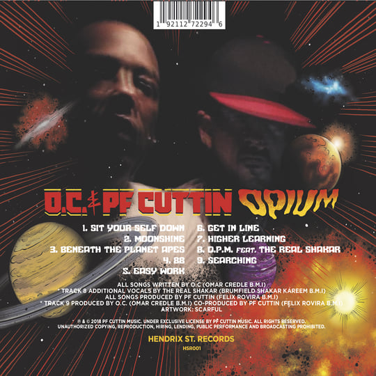 O.C. & PF Cuttin / OPIUM レコード　Tuff Kong O.C. & PF Cuttin / OPIUM レコード Tuff Kong