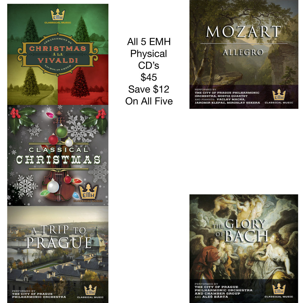 All of EMH's physical CD's | EMH Classical Music