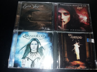 bundle of 4 female fronted gothic metal cds main photo