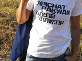 Apichat Pakwan T-Shirt White with Black print photo 