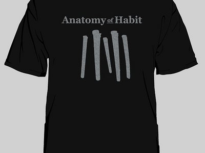 Anatomy of Habit Five Nails Logo T-Shirt (Grey Print) main photo