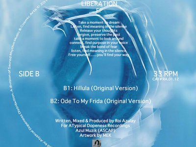 Roi Azulay Presents: Liberation EP - 12" Vinyl Release main photo
