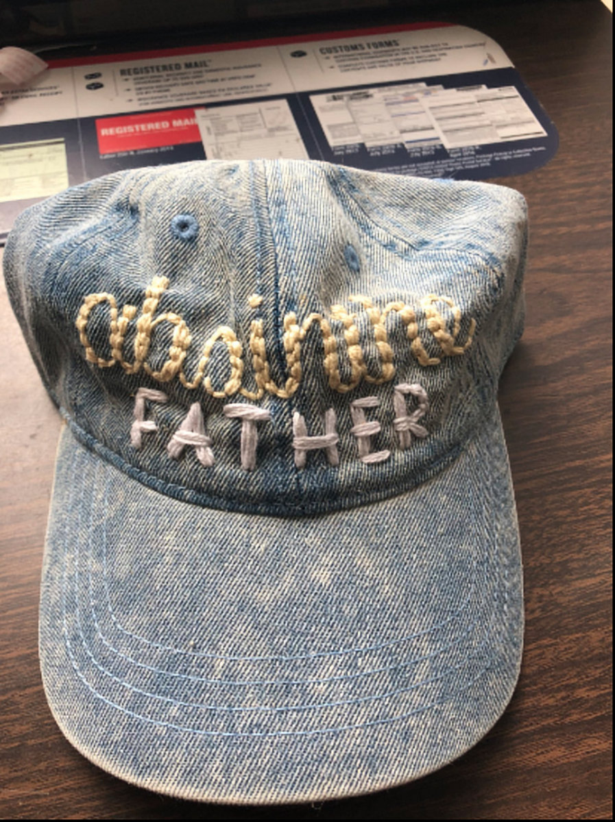 Hand Embroidered Hats Absinthe Father Hand Embroidered Hats Main Photo