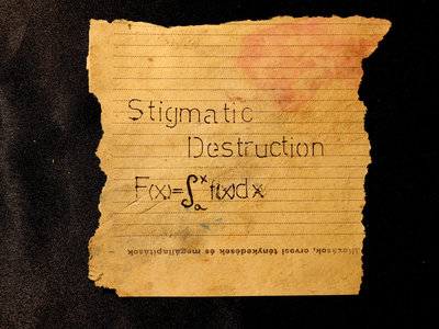 Stigmatic Destruction ‎– F(x) = f f(x)dx main photo