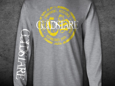 COLDSTARE logo design Longsleeve - Gildan ultra cotton - Ash Grey main photo