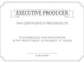 JR Richards - Be an Official 'Executive Producer' on JR's Next (10th) Album!