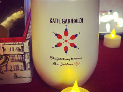 Katie Garibaldi Christmas Stainless Steel Stemless Wine Glass main photo