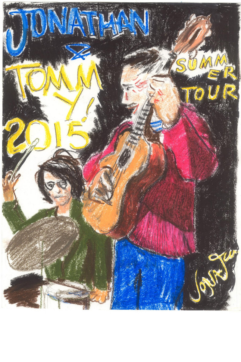 Set Of 4 Promotional Tour Posters for Jonathan Richman Jonathan Richman