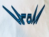 T-SHIRT - Blue Logo in White photo 