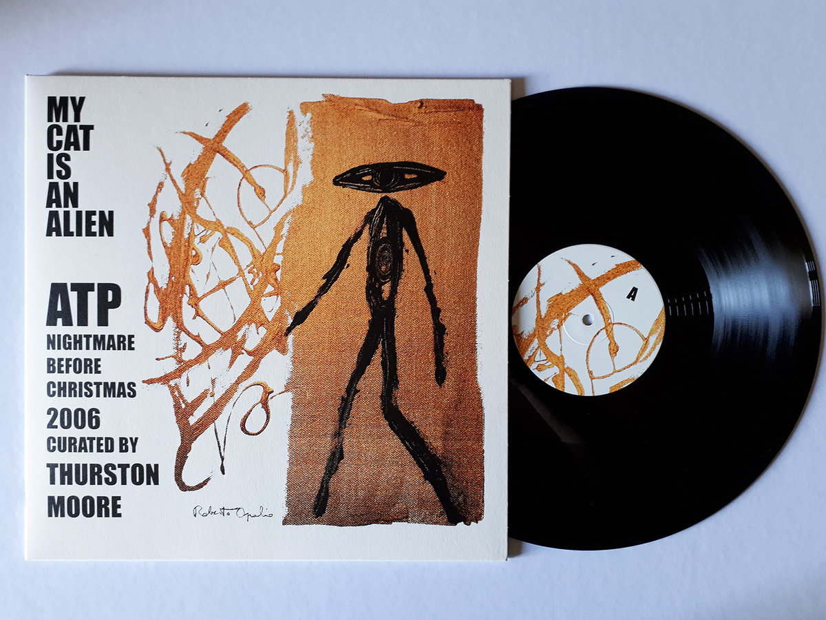 Full-color, double-cover artwork by Roberto Opalio on heavy weight textured jacket. Folded insert with liner notes by Byron Coley. Limited edition of 250.