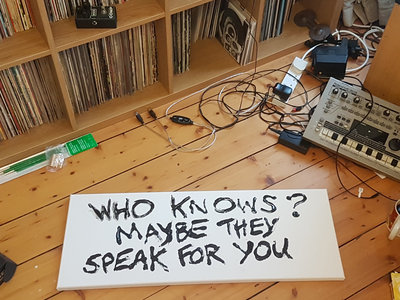 'WHO KNOWS? MAYBE THEY SPEAK FOR YOU' original title artwork main photo