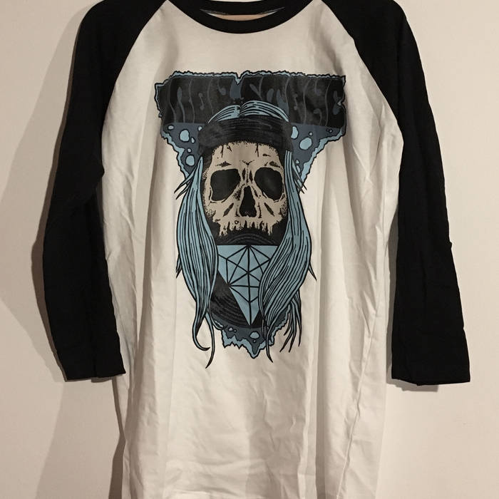 "Hippie Skull" baseball-longsleeve