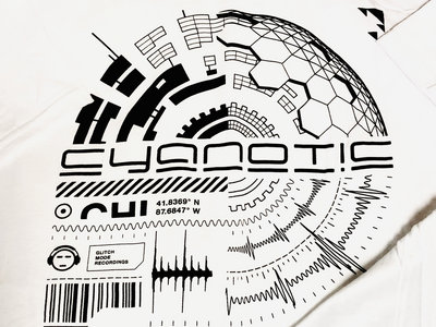 White Cyanotic logo t-shirt main photo