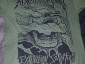 Extinction Solution Skull Shirt photo 