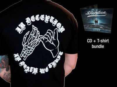 CD and 'Brea Death Hand' Black T-shirt bundle main photo