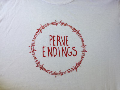 Perve Endings Barbed T Shirt White main photo