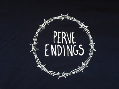 Perve Endings Barbed T Shirt Black main photo