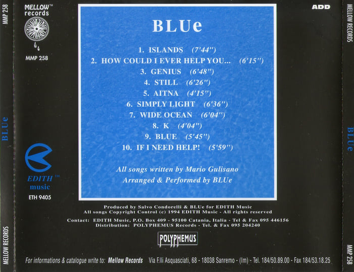 Blue | BLUe | Mellow label productions
