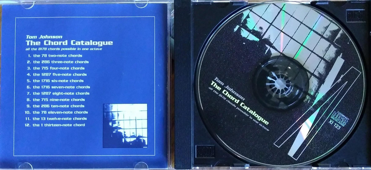 The Chord Catalogue | Tom Johnson | XI Records