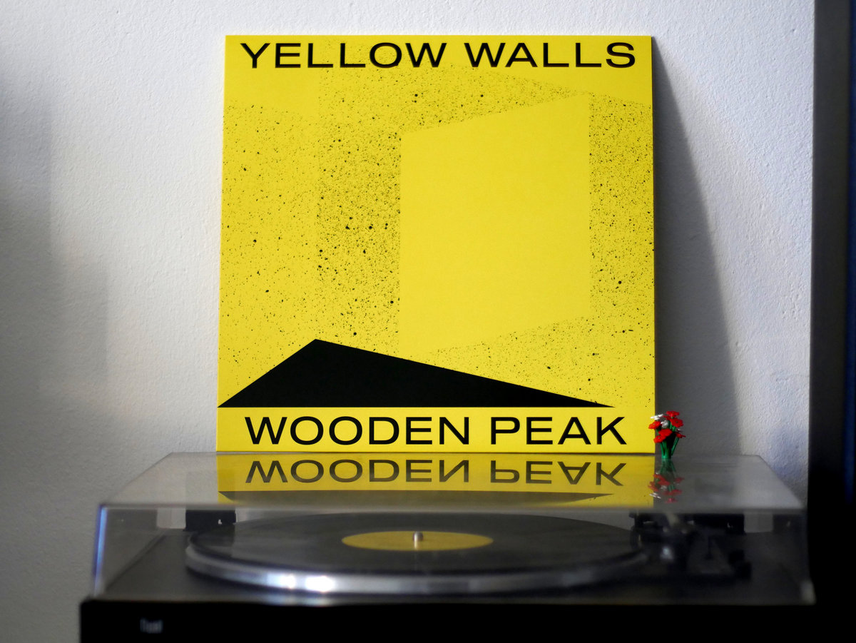 yellow walls wooden peak
