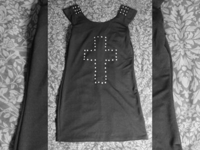 "Love is Dead" Black Gothic Dress main photo