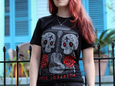 Skulls and Roses Guitar T-Shirt photo 