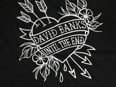 "Until The End" Album Cover Design T-Shirt - Black and White photo 