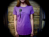 Ladie's Tee Shirts • Cream, Purple, Olive & Teal. photo 