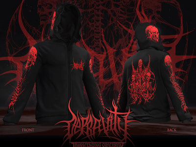 DEPRAVITY Zipped Hoodie Design by Mark Riddick (Limited Edition) main photo
