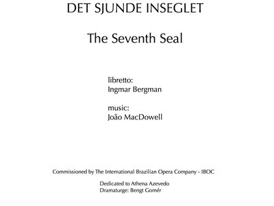 The Seventh Seal - Full Score - PDF main photo