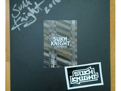 [CV008] Sukh Knight - Scorpion EP - 12" Vinyl + Stickers (Signed + Personalised Optional) main photo