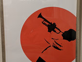 Trumpets in the Sun Silkscreen Poster photo 