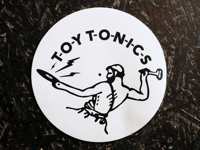 Toy Tonics logo slipmat (white) main photo