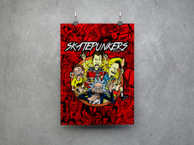 4 Pack Skatepunkers Posters main photo