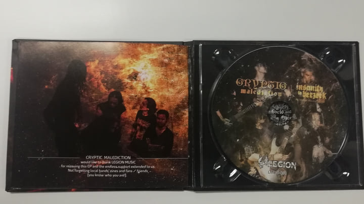 Insanity To Berzerk | CRYPTIC MALEDICTION | Legion Music