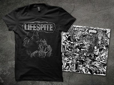 PACKAGE DEAL: Lifespite/Hostage split 12" + Twist the Blade shirt (pre-order) main photo