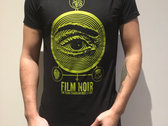 ON SALE - "FILM NOIR" T Shirt - MEN -  WHITE / GREEN / BLACK photo 