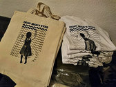 Organic Cotton Tote Bag with Words Of Prey Artwork photo 