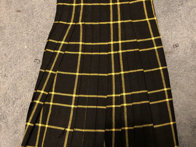 black and gold kilt